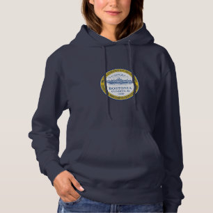 Sudadera Emblema de Boston, Massachusetts Hoodie