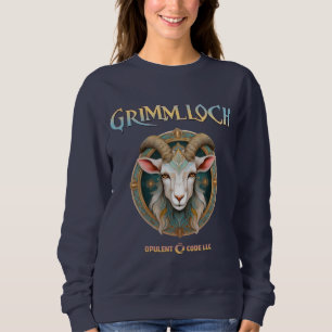 Sudadera Emblema de Cabra Grimmloch Juego de Rol de Fantasí
