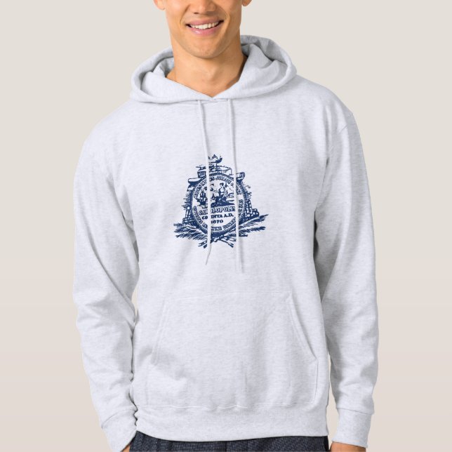 Sudadera Emblema de Charleston, Carolina del Sur (Anverso)