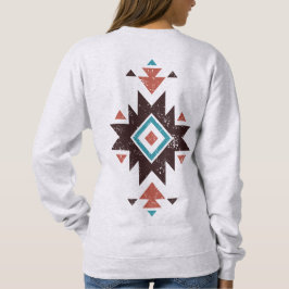 Sudadera Emblema de diamante boho