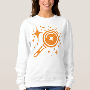 Sudadera Emblema de IA Estrellas brillantes, faro de la era