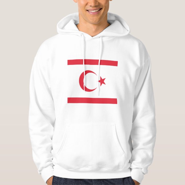 Sudadera Emblema de la bandera de la República Turca de Chi (Anverso)