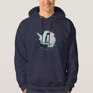 Sudadera Emblema de Pingüino de la Antártida – Diseño de Ex