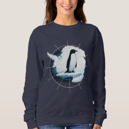 Sudadera Emblema de Pingüino de la Antártida – Diseño de Ex
