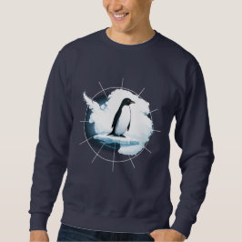 Sudadera Emblema de Pingüino de la Antártida – Diseño de Ex