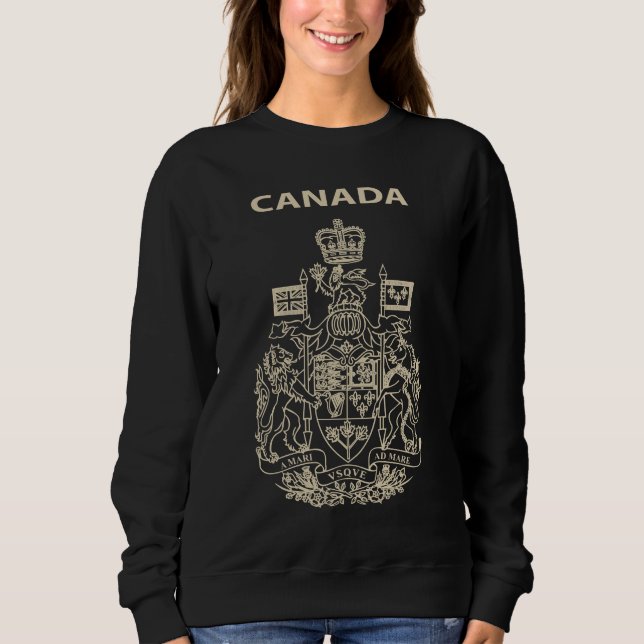 Sudadera Emblema nacional de Canadá (Anverso)