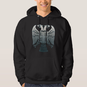 Sudadera Emblema serbio de águila de doble cabeza Serbia es
