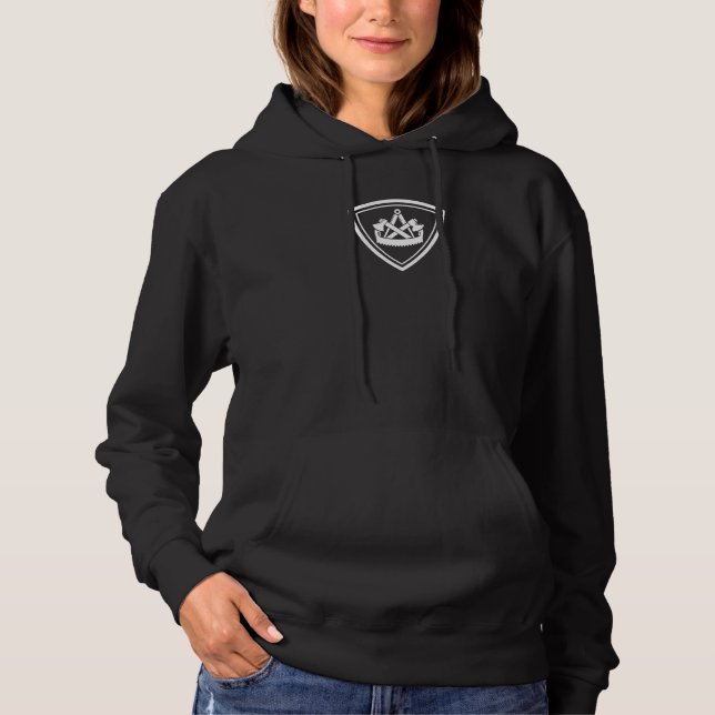 Sudadera Emblema Zimmermann del carpintero con Rótulo de he (Anverso)