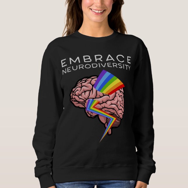 Sudadera Embrace Neurodiversity Autism Awareness ASD Men Wo (Anverso)