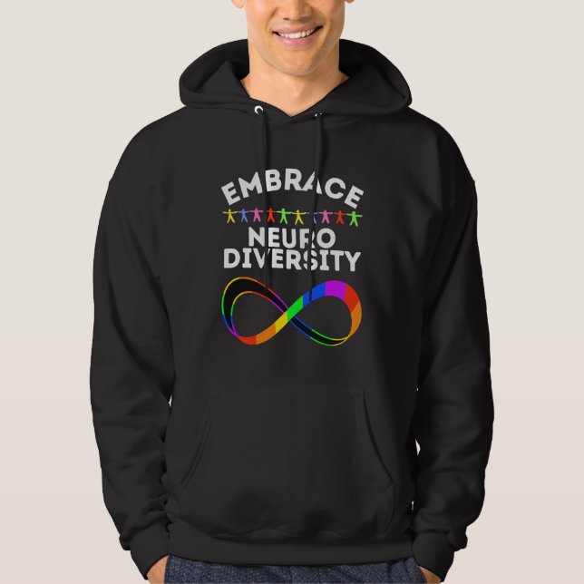 Sudadera Embrace Neurodiversity Brain Embrace Adhd Autism A (Anverso)
