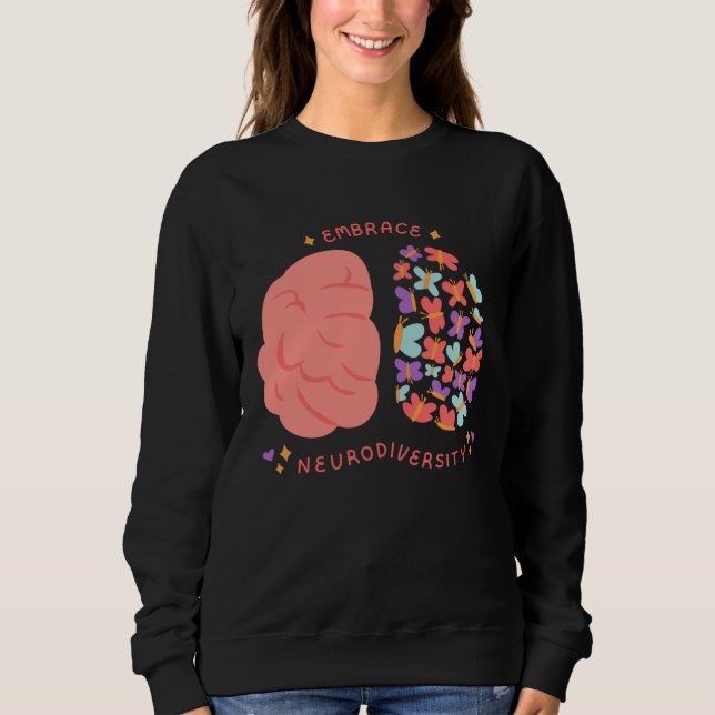 Sudadera Embrace Neurodiversity Mental Health Aspergers Aut (Anverso)