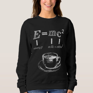 Sudadera Emc2  Science Coffee Energy Milk Nerd Physics  1