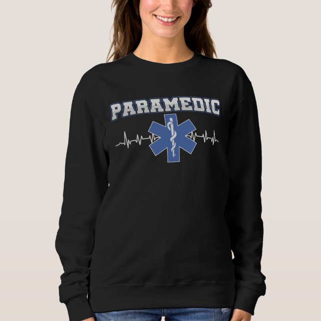 Sudadera Emergency Assistant Paramedic Emergency Service (Anverso)