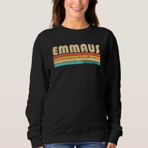 Sudadera Emmaus Pa Pennsylvania Funny City Home Roots Retro