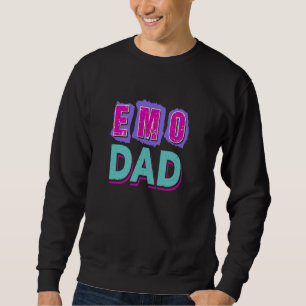 Sudadera Emo Dad cita rock de banda alternativa de música e