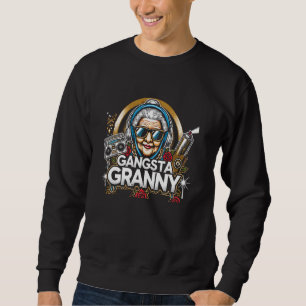 Sudadera Emo Gangsta Abuela Abuela Gangster