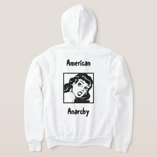 Sudadera Emo - Gótico - Rock - Anarquía - T-Shirt Hoodie (Distribución Reverso )