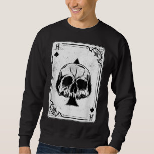 Sudadera Emo Gótico y el As de Punk del juego de póquer Spa