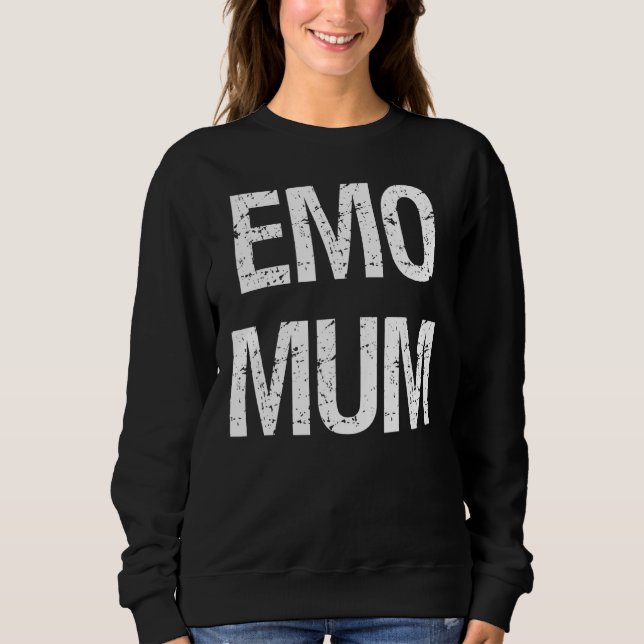Sudadera emo mum is not dead Classic (Anverso)