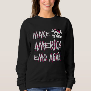 Sudadera Emo para siempre cráneo rosado de 2000 Punk infant