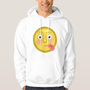 Sudadera Emoji Cara Divertida con Lengua Fuera