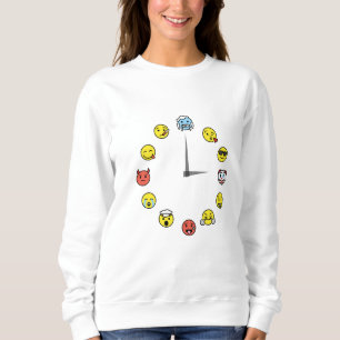 Sudadera Emoji Clock Sweatshirt