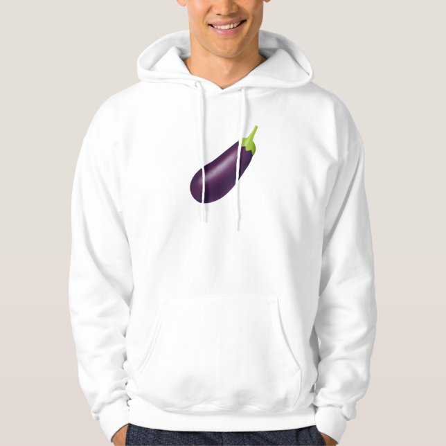 Sudadera Emoji de berenjenas (Anverso)