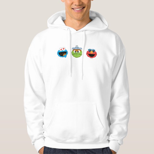 Sudadera Emoji de Plaza Sésamo (Anverso)