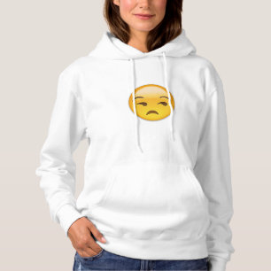 Sudadera Emoji facial sin gracia