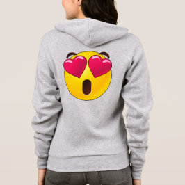 Sudadera Emoji Heart Eyes Valentines Hoodie