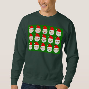 Sudadera emoticonos de santa emoji