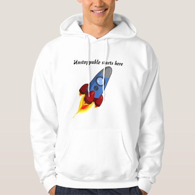 Sudadera Empieza lo imparable aquí (Anverso)