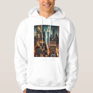 Sudadera Empire State Skyline Hoodie: Rascacielos de NYC