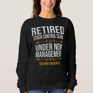 Sudadera Empleado De Control De Valores Retirado Bajo Nueva