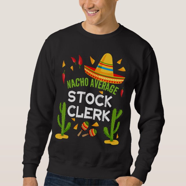 Sudadera Empleado De Valores Nacho Promedio Cinco De Mayo (Anverso)