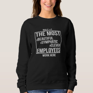 Sudadera Empleado Del Mes Más Hermosos Trabajadores