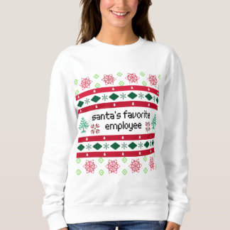 Sudadera Empleado favorito de Santa Claus: "Suéter" feo