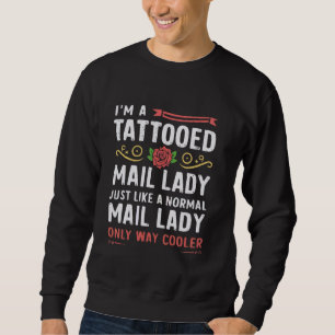 Sudadera Empleador Postal Mail Lady Post Oficial Carrier de