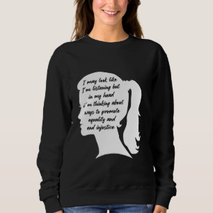Sudadera Empoderamiento de la igualdad Derechos humanos Jus