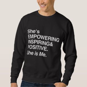 Sudadera Empoderamiento femenino Inspiración Orgullo negro