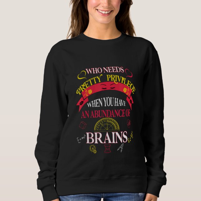 Sudadera Empoderar a las Chicas feministas adolescentes en  (Anverso)