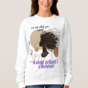 Sudadera Empowered Woman Boho Art – I Am What I Choose