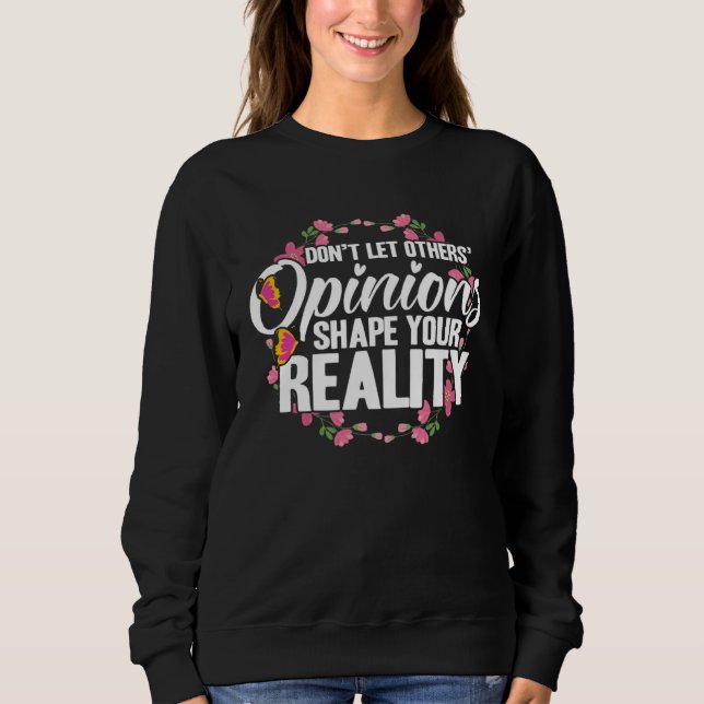 Sudadera Empowerment Flower Butterfly You Reality (Anverso)
