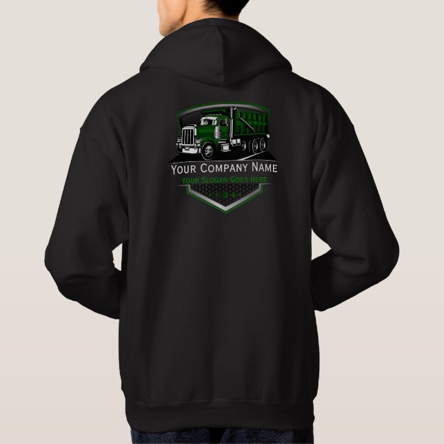 Sudadera Empresa Profesional de Transporte de Camiones (Reverso)