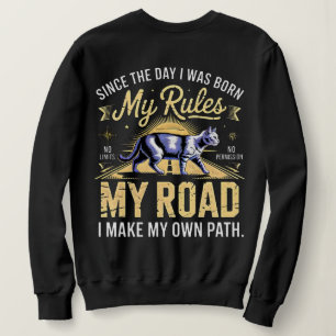 Sudadera Empresaria Gata Jefa - Mis Reglas Mi Camino Mujer 