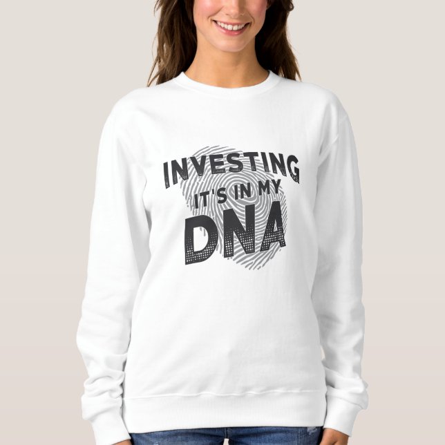 Sudadera Empresario invierte en mi negocio de CEO de ADN (Anverso)