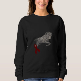 Sudadera Empress Elisabeth of Austria on horse red-black