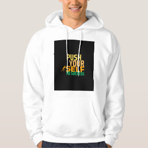 Sudadera Empujarse al éxito - Cita motivacional