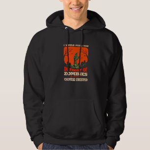 Sudadera Empujarte En Zombies Para Salvar A Mi Perro Cresta