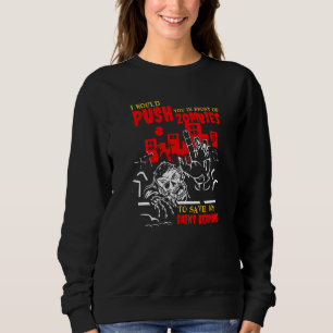 Sudadera Empujarte en Zombies para salvar a San Bernardo Di
